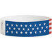 Carnival King Patriotic Disposable Tyvek® Wristband 3/4" x 10" - 500/Bag Main Thumbnail 3