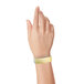 Carnival King Gold Disposable Tyvek® Wristband 3/4" x 10" - 500/Bag Main Thumbnail 3