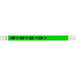 Carnival King Neon Green "VIP" Disposable Tyvek® Wristband 3/4" x 10" - 500/Bag Main Thumbnail 1