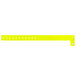 Carnival King Neon Yellow Disposable Vinyl Customizable Wristband 3/4" x 10" - 500/Box Main Thumbnail 1