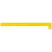 Carnival King Pantone Yellow Disposable Plastic Customizable Wristband 5/8" x 10" - 500/Box Main Thumbnail 1