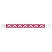 Carnival King Raspberry Arrows Up Disposable Tyvek® Wristband 3/4" x 10" - 500/Bag Main Thumbnail 1