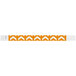 Carnival King Neon Orange Arrows Up Disposable Tyvek® Wristband 3/4" x 10" - 500/Bag Main Thumbnail 1