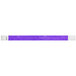 Carnival King Neon Purple Disposable Tyvek® Wristband 3/4" x 10" - 500/Bag Main Thumbnail 1
