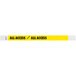 Carnival King Neon Yellow "ALL ACCESS" Disposable Tyvek® Wristband 3/4" x 10" - 500/Bag Main Thumbnail 1