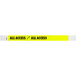 Carnival King Highlighter Yellow "ALL ACCESS" Disposable Tyvek® Wristband 3/4" x 10" - 500/Bag Main Thumbnail 1