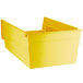 A yellow Regency shelf bin.