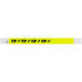 Carnival King Highlighter Yellow "VIP" Disposable Tyvek® Wristband 3/4" x 10" - 500/Bag Main Thumbnail 1