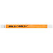 Carnival King Neon Orange "OVER 21" Disposable Tyvek® Wristband 3/4" x 10" - 500/Bag Main Thumbnail 1