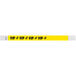 Carnival King Neon Yellow "VIP" Disposable Tyvek® Wristband 3/4" x 10" - 500/Bag Main Thumbnail 1
