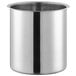 A stainless steel Choice bain marie pot with a lid on a white background.