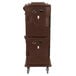 Cambro UPCH800131 Ultra Camcart® Dark Brown Electric Hot Food Holding Cabinet in Fahrenheit - 110V Main Thumbnail 3