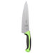 Mercer Culinary M22610GR Millennia Colors® 10" Chef Knife with Green Handle Main Thumbnail 3