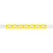 Carnival King Neon Yellow Arrows Up Disposable Tyvek® Wristband 3/4" x 10" - 500/Bag Main Thumbnail 1