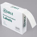 Noble Products 1" x 2" Blank Dissolving Product Label with Dispenser Carton - 500/Roll Main Thumbnail 5