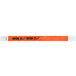 Carnival King Neon Red "OVER 21" Disposable Tyvek® Wristband 3/4" x 10" - 500/Bag Main Thumbnail 1