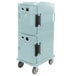 A close-up of a Cambro Ultra Camcart in slate blue.