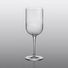 A clear Luigi Bormioli Sublime red wine glass on a white background.