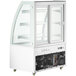 Avantco BCT-36 36" White 3-Shelf Curved Glass Refrigerated Bakery Display Case with LED Lighting Main Thumbnail 3