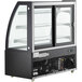 Avantco BCT-48 48" Black 3-Shelf Curved Glass Refrigerated Bakery Display Case with LED Lighting Main Thumbnail 3