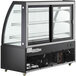 Avantco BCTD-60 60" Black 3-Shelf Curved Glass Dry Bakery Display Case with LED Lighting Main Thumbnail 3