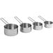 Choice 4-Piece Stainless Steel Measuring Cup Set with Wire Handles Main Thumbnail 3
