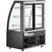 Avantco BCT-36 36" Black 3-Shelf Curved Glass Refrigerated Bakery Display Case with LED Lighting Main Thumbnail 3