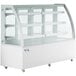 Avantco BCT-72 72" White 3-Shelf Curved Glass Refrigerated Bakery Display Case with LED Lighting Main Thumbnail 2