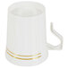 Fineline Silver Splendor 508-BO Bone / Ivory 8 oz. Plastic Coffee Mug - 120/Case Main Thumbnail 7
