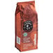 A brown Lavazza Tierra! Brasile coffee bag with a label.