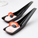 Fineline Tiny Temptations 6505-BK 5" Tiny Tensils Disposable Black Plastic Spoon - 200/Case Main Thumbnail 1