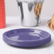 Creative Converting 28115011 7" Purple Plastic Plate - 240/Case Main Thumbnail 3