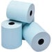 Point Plus 3 1/8" x 230' Blue Phenol- and BPA Free Thermal Cash Register POS Paper Roll Tape - 50/Case Main Thumbnail 1
