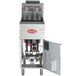 Avantco FF300 Liquid Propane 40 lb. Stainless Steel Floor Fryer - 90,000 BTU Main Thumbnail 6