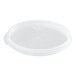 A clear plastic lid for a Vigor food storage container.