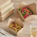 EcoChoice 7 3/4" x 5 1/2" x 2" Kraft PLA Lined Compostable #2 Take-Out Container - 200/Case Main Thumbnail 5