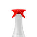 A white bottle with a red Franmara champagne stopper on top.