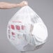 45 Gallon 16 Micron 40" x 48" Lavex Janitorial High Density Can Liner / Trash Bag - 250/Case Main Thumbnail 1