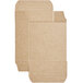 A brown cardboard Lavex Kraft reverse tuck carton with a lid.