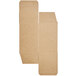 A brown Lavex heavy-duty cardboard tuck carton with two open sides.