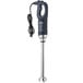 An AvaMix medium-duty hand immersion blender with a cord.