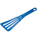 Mercer Culinary M35110BL Hell's Tools® 12" Blue High Temperature Slotted Turner / Spatula Main Thumbnail 3