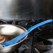 Mercer Culinary M35110BL Hell's Tools® 12" Blue High Temperature Slotted Turner / Spatula Main Thumbnail 1