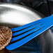 Mercer Culinary M35110BL Hell's Tools® 12" Blue High Temperature Slotted Turner / Spatula Main Thumbnail 4