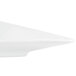 CAC TUP-8 Triumph 8" Bright White Triangular Porcelain Plate - 24/Case Main Thumbnail 6