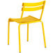 Lancaster Table & Seating Yellow Powder Coated Aluminum Outdoor Side Chair Main Thumbnail 4