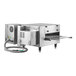 A Cooking Performance Group countertop conveyor oven with a 32" metal belt.
