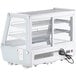 Avantco BCSS-35-HC 35" White Self-Serve Refrigerated Countertop Bakery Display Case with LED Lighting Main Thumbnail 3