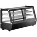 Avantco BCSS-48-HC 48" Black Self-Serve Refrigerated Countertop Bakery Display Case with LED Lighting Main Thumbnail 2
