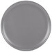 An American Metalcraft hard coat anodized aluminum coupe pizza pan on a white background.